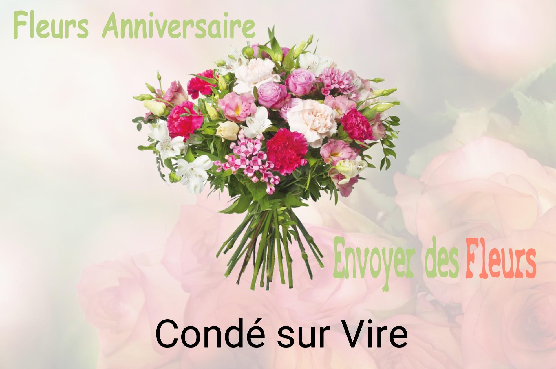 Bouquet de fleurs d’anniversaire livré à Condé-sur-Vire