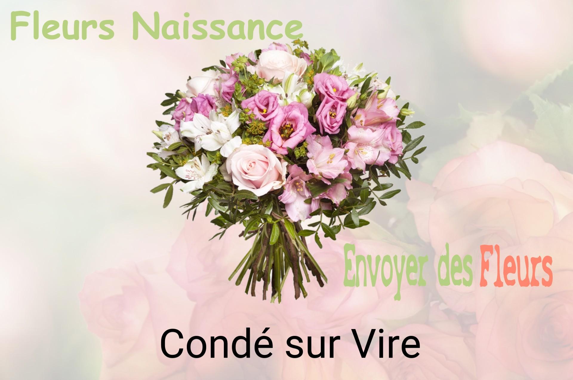 Bouquet de fleurs de naissance livré à Condé-sur-Vire